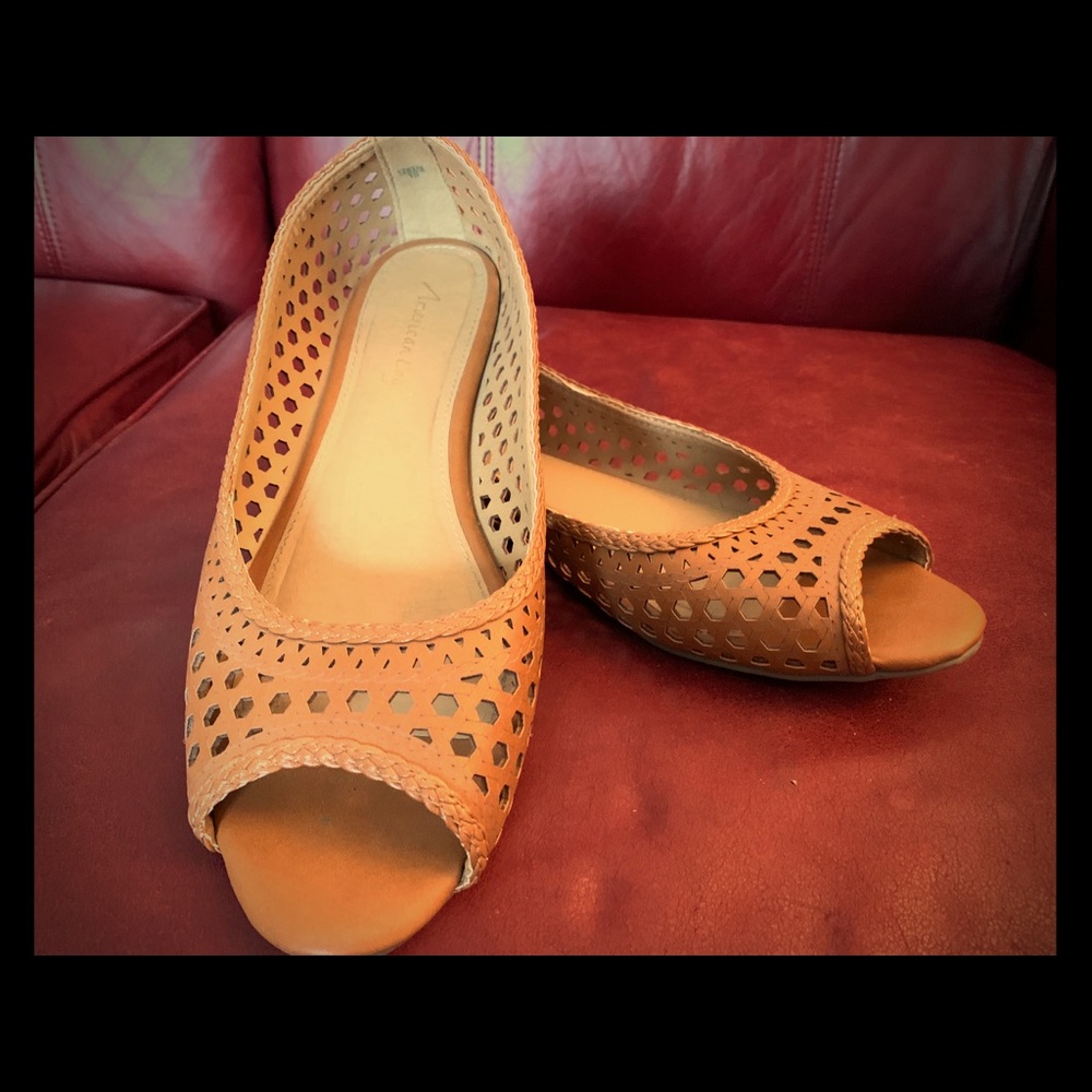 Cognac Brown flats from American Eagle